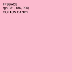 #FBBACE - Cotton Candy Color Image